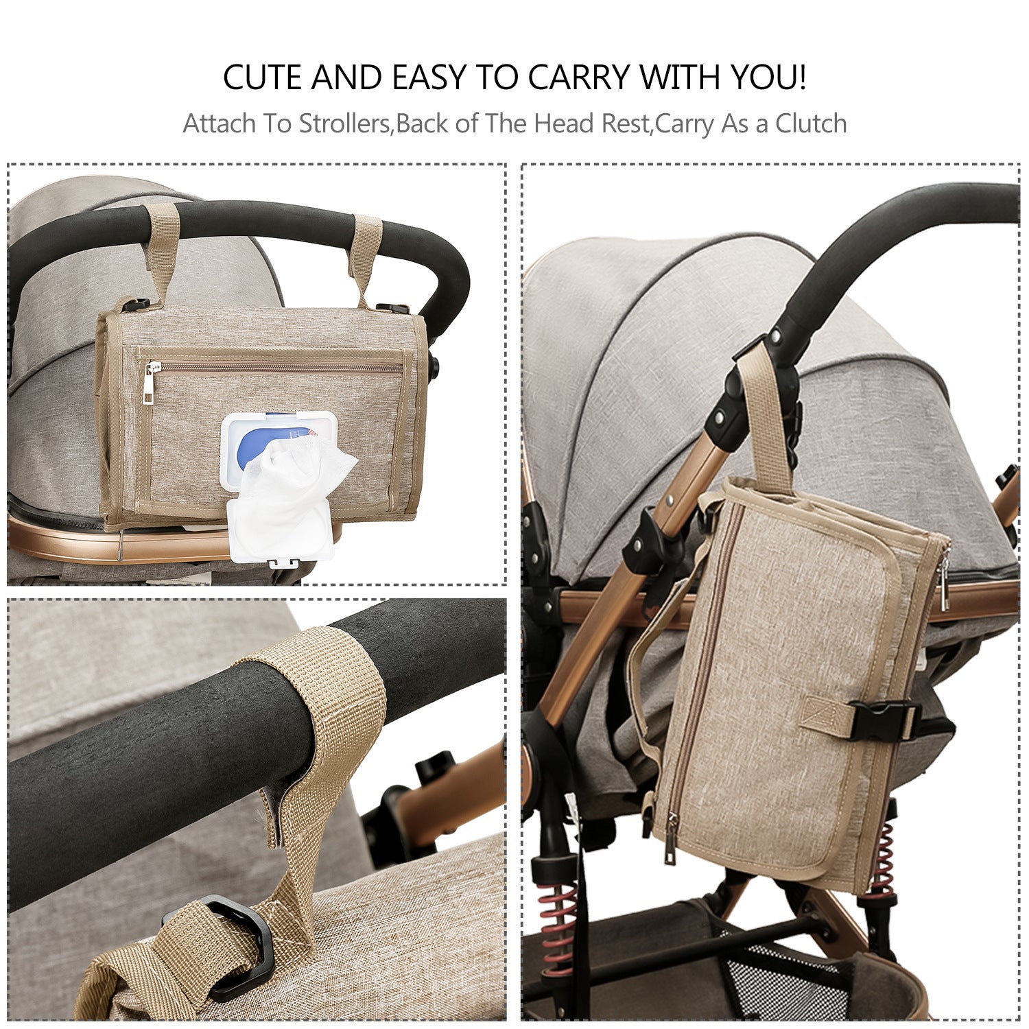 Folding Waterproof Portable Baby Essentials and Diaper Pad: On-the-Go Comfort for Your Little One