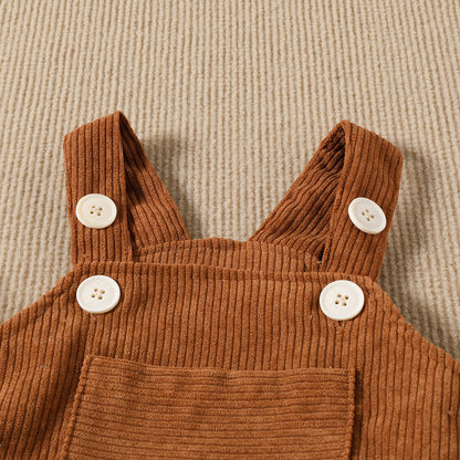 Chic Sleeveless Leotard: Girl's Solid Color Sling Romper for Babies