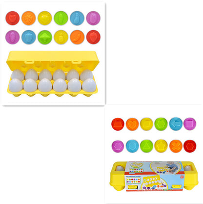 Educational Smart Egg Toy: Montessori Shape Matching Sorter for Kids
