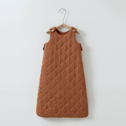 Cozy and Safe Baby Cotton-Padded Sleeping Bag Vest for Restful Nights
