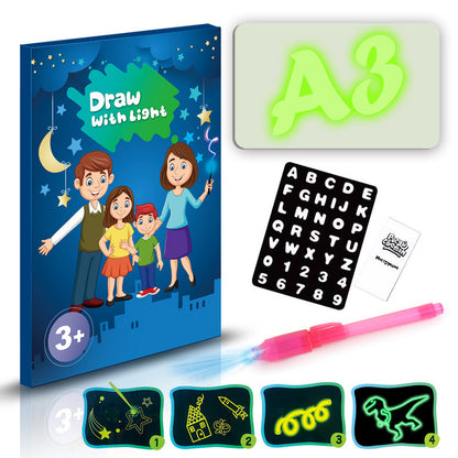 Discover Creativity: Educational 3D Magic Drawing Pad with 8 Light Effects - Perfect Puzzle Board and Sketchpad