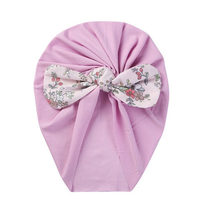 Chic and Cozy Bow-Knot Tie Thickened Warm Boneless Hat
