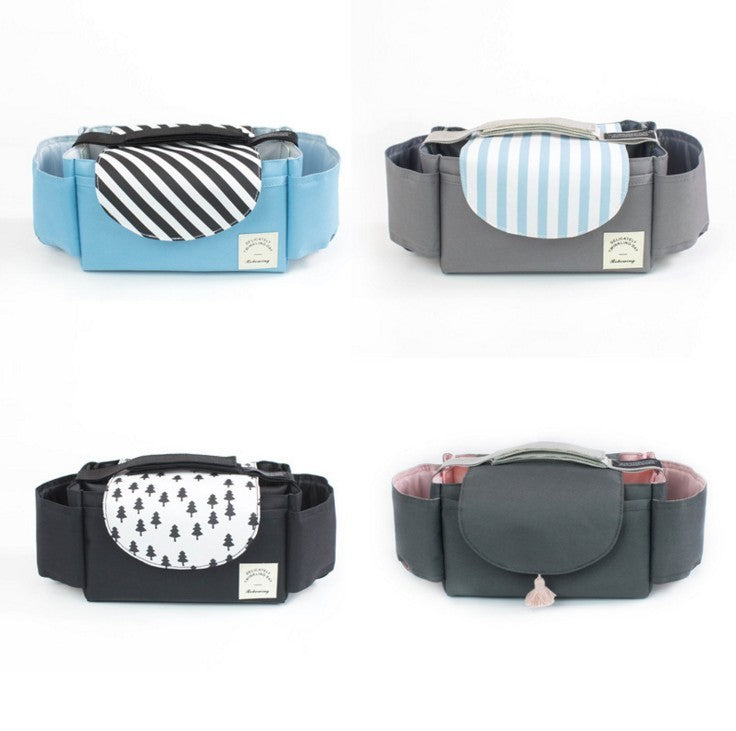 Multifunction Baby Stroller Bag Organizer - Maternity Nappy Bag with Stroller Accessories & Cup Holders - Ideal Stroller Bag