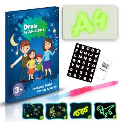 Discover Creativity: Educational 3D Magic Drawing Pad with 8 Light Effects - Perfect Puzzle Board and Sketchpad