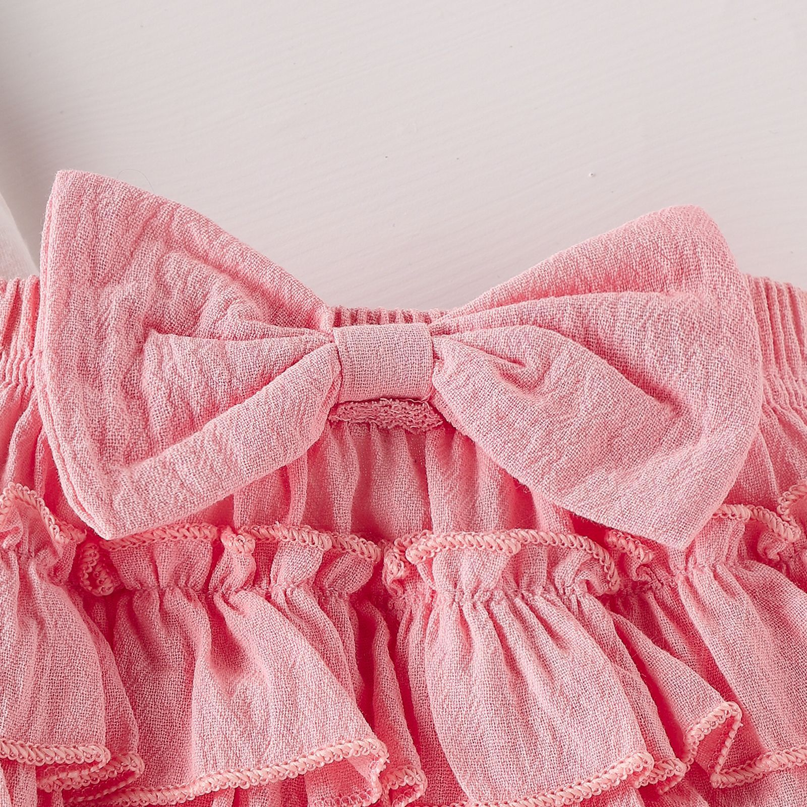 Summer Baby Girl Letter Print Romper - Short Sleeve Romper with Skirt