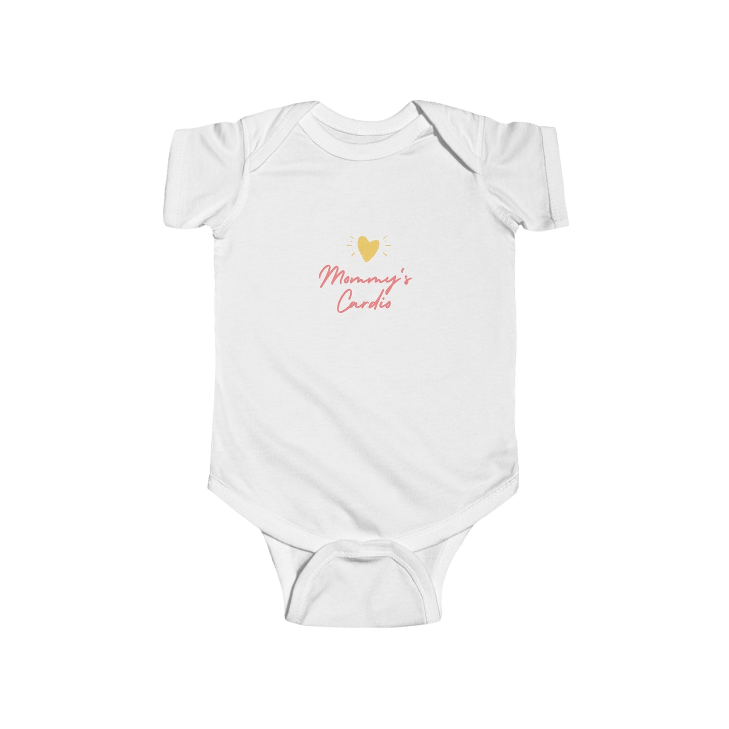 Mommy's Cardio Baby Onesie - Adorable Infant Bodysuit for Active Moms and Babies