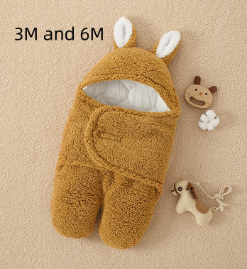 Autumn & Winter Thickened Baby Quilt – Anti-Shock Warm Blanket for Newborns