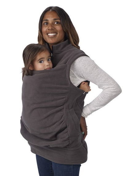 Three-in-One Multi-functional Mother Kangaroo Coat: Women's Sleeveless Sweater