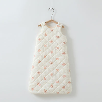 Cozy and Safe Baby Cotton-Padded Sleeping Bag Vest for Restful Nights