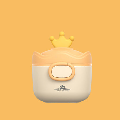 Portable Hand-Held Large Capacity Crown Milk Powder Box