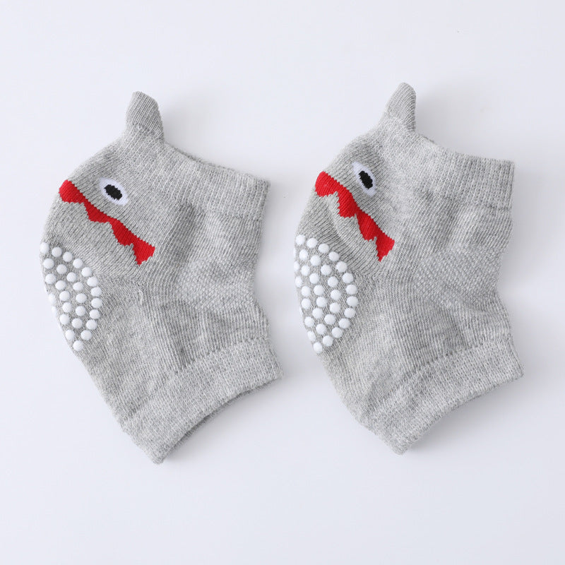 Protective Animal Printed Baby Knee Pads for Crawlers and Toddlers - Comfortable Support