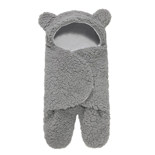 Lamb Plush Sleeping Bag | Cozy Newborn Baby Swaddling Quilt