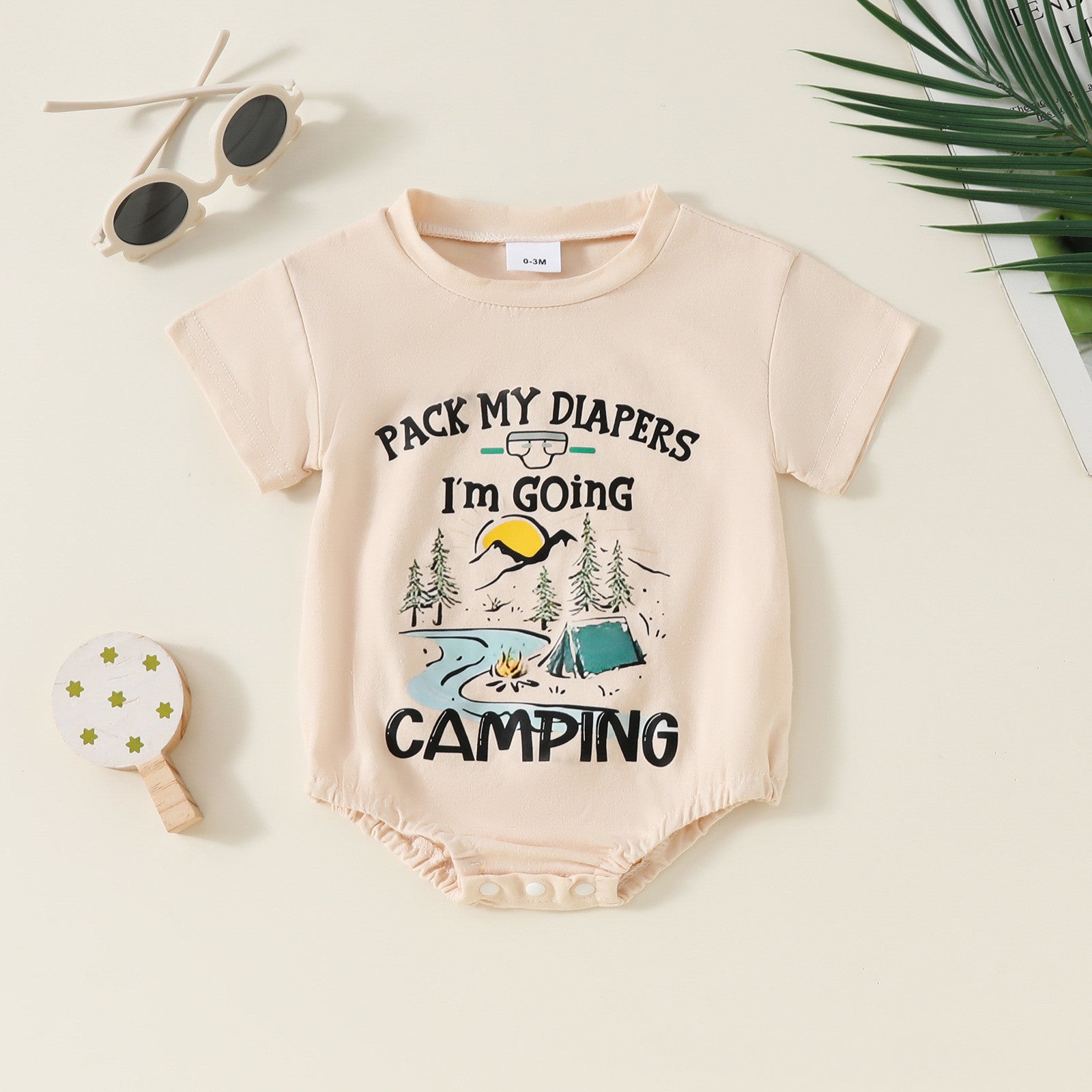 Stylish Printed Baby Jumpsuit | Fashionable Infant Clothing