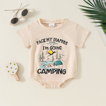 Stylish Printed Baby Jumpsuit | Fashionable Infant Clothing