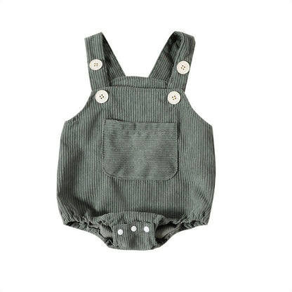 Chic Sleeveless Leotard: Girl's Solid Color Sling Romper for Babies