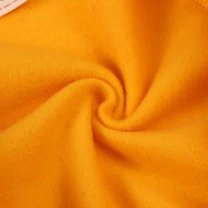 Cozy Solid Color Ear-Designed Hood Thickened Baby Foot-Wrapped Jumpsuit