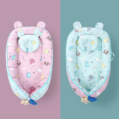 Baby's Anti-Shock and Anti-Pressure Sleeping Crib: Secure Rest for Peaceful Nights
