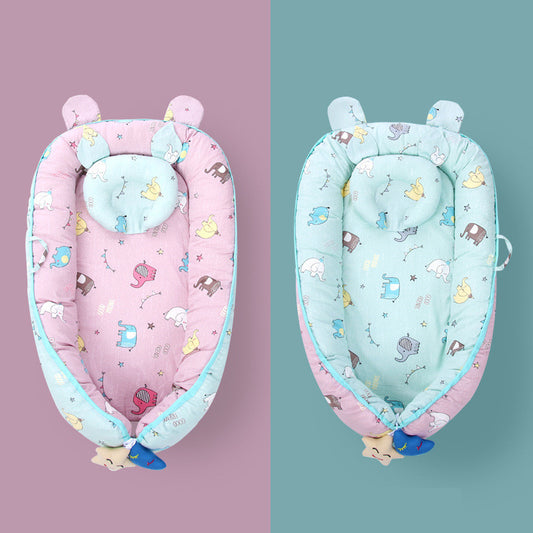 Baby's Anti-Shock and Anti-Pressure Sleeping Crib: Secure Rest for Peaceful Nights