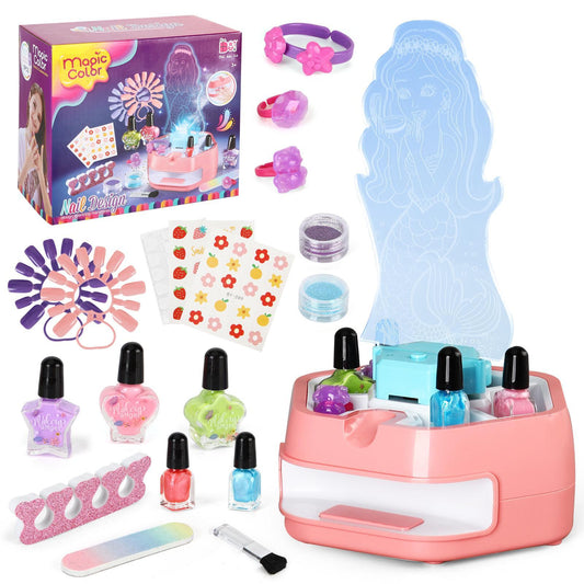 Kids Makeup & Nail Art Spray Set – Creative Beauty Toy Kit for Fun Playtime & Holiday Gifting
