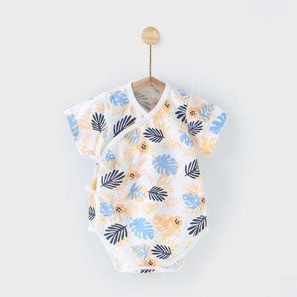 Pure Cotton Seamless Baby Jumpsuits - Triangle Rompers for Comfort