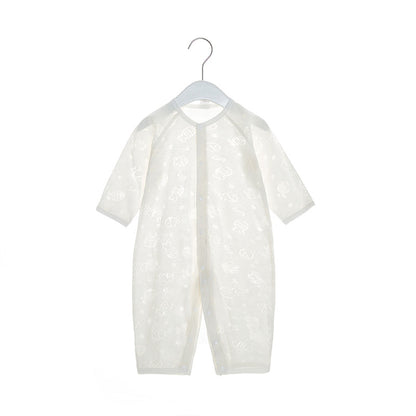 Adorable Thin Long-sleeve Newborn Jumpsuit