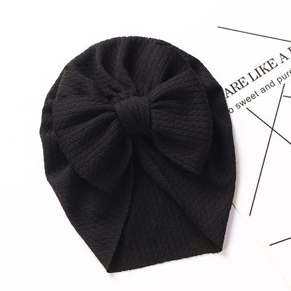 New Autumn and Winter Sunken Stripe Children's Hat - Cozy and Stylish