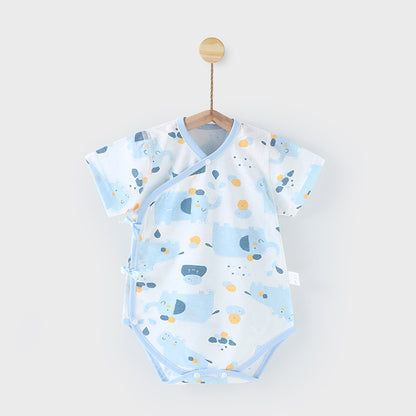 Pure Cotton Seamless Baby Jumpsuits - Triangle Rompers for Comfort