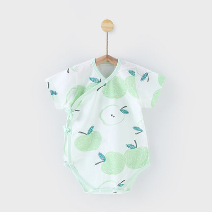 Pure Cotton Seamless Baby Jumpsuits - Triangle Rompers for Comfort