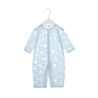 Adorable Thin Long-sleeve Newborn Jumpsuit