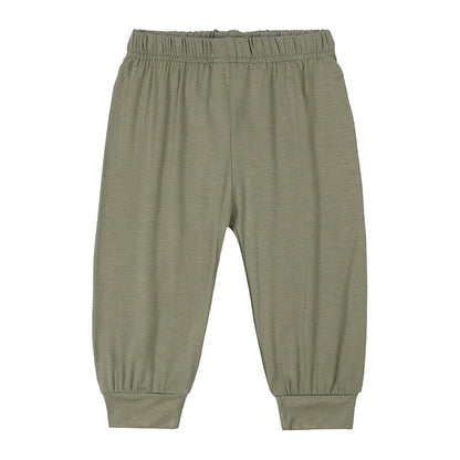 Bamboo Fiber Spring and Autumn Baby Casual Trousers: Comfortable Outerwear
