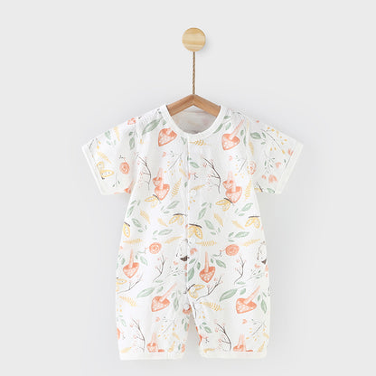 Adorable Printed Baby One-Piece Romper: Comfort and Style Combined