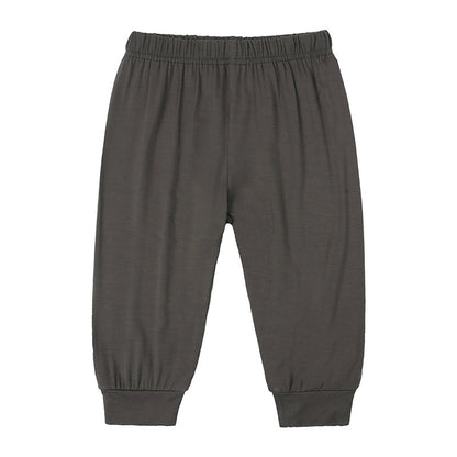 Bamboo Fiber Spring and Autumn Baby Casual Trousers: Comfortable Outerwear