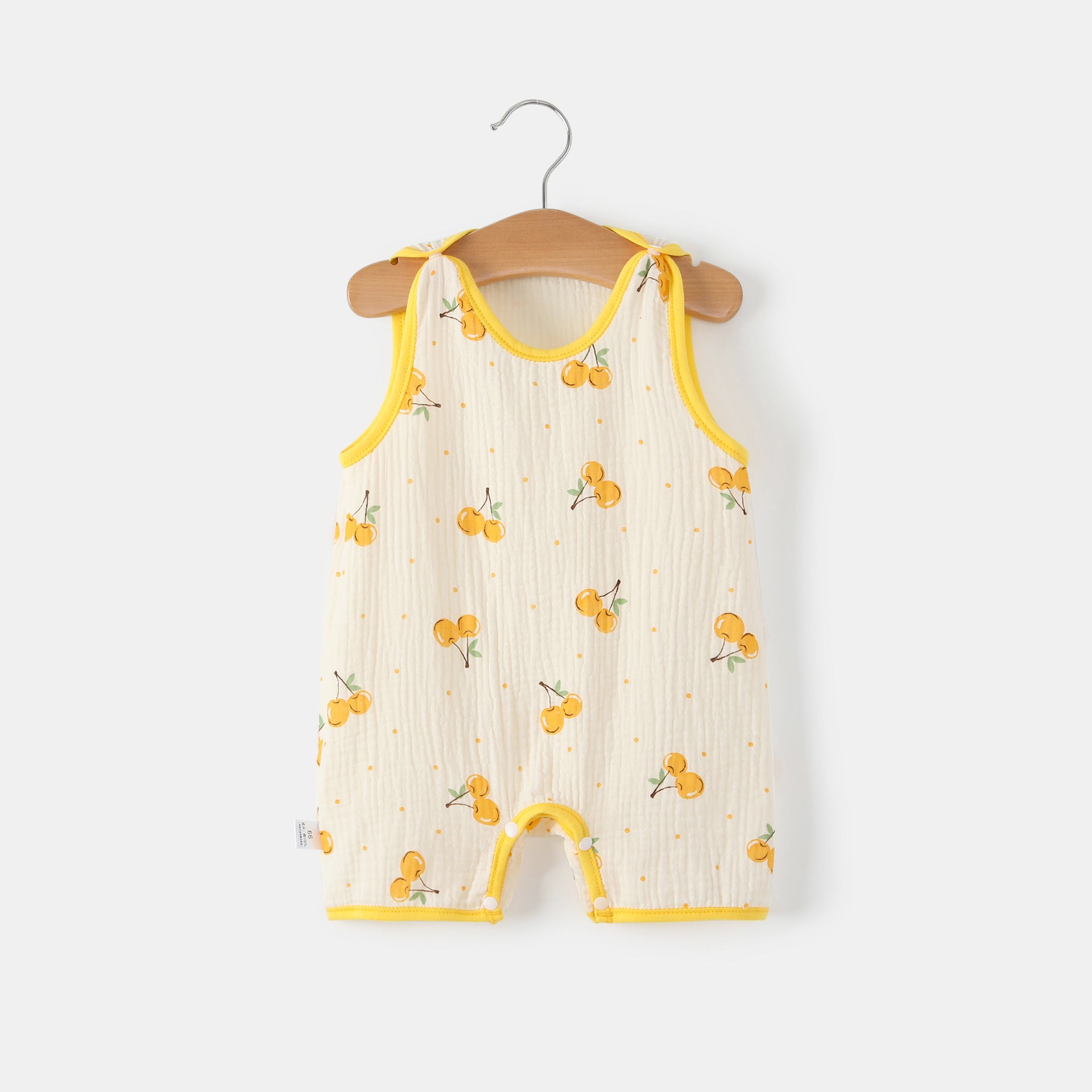 Lightweight Baby Vest Jumpsuit for Summer - Thin Gauze Fabric