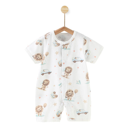 Adorable Printed Baby One-Piece Romper: Comfort and Style Combined
