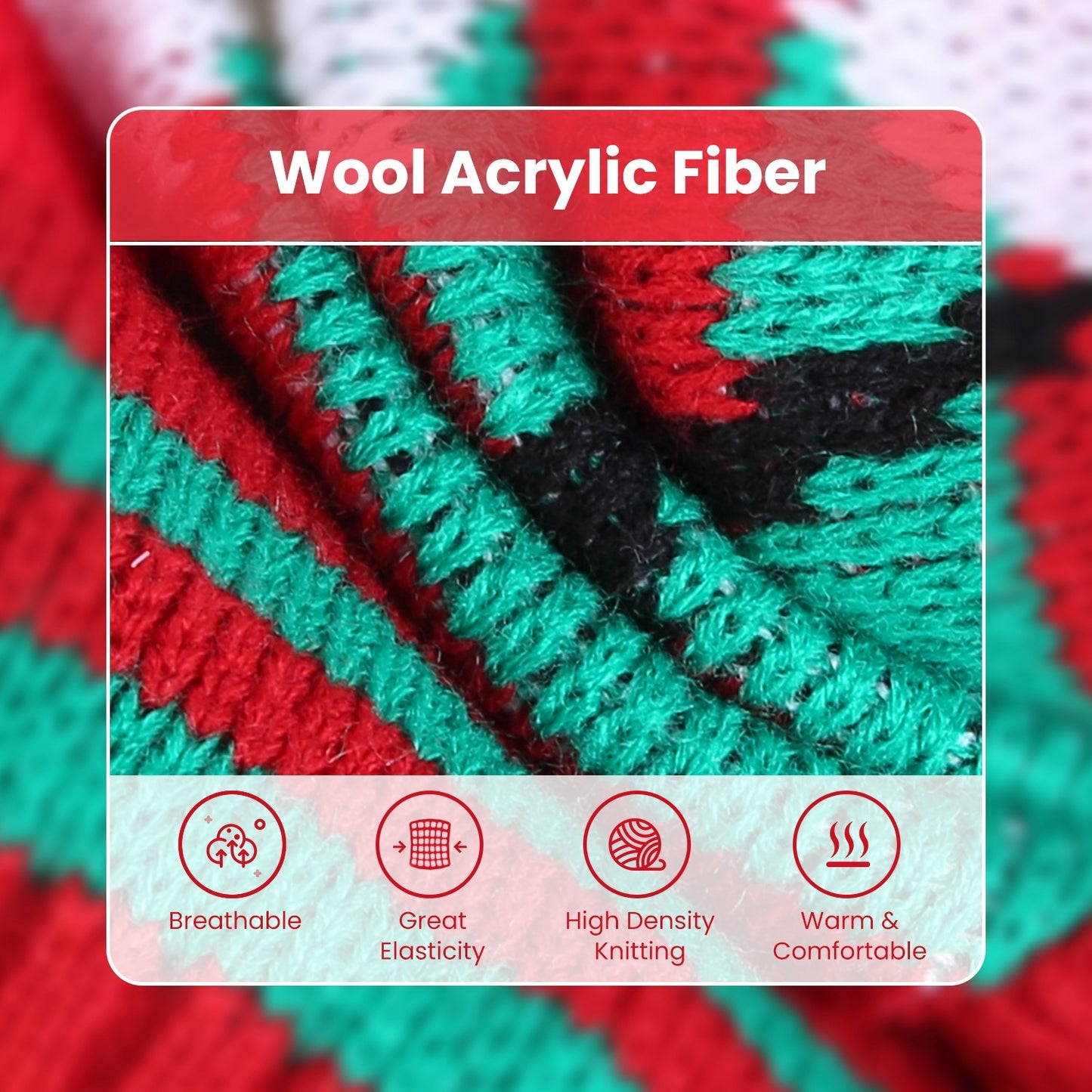 Pet Christmas Turtleneck Sweater | Snowman & Stripes Holiday Costume for Small Dogs & Cats