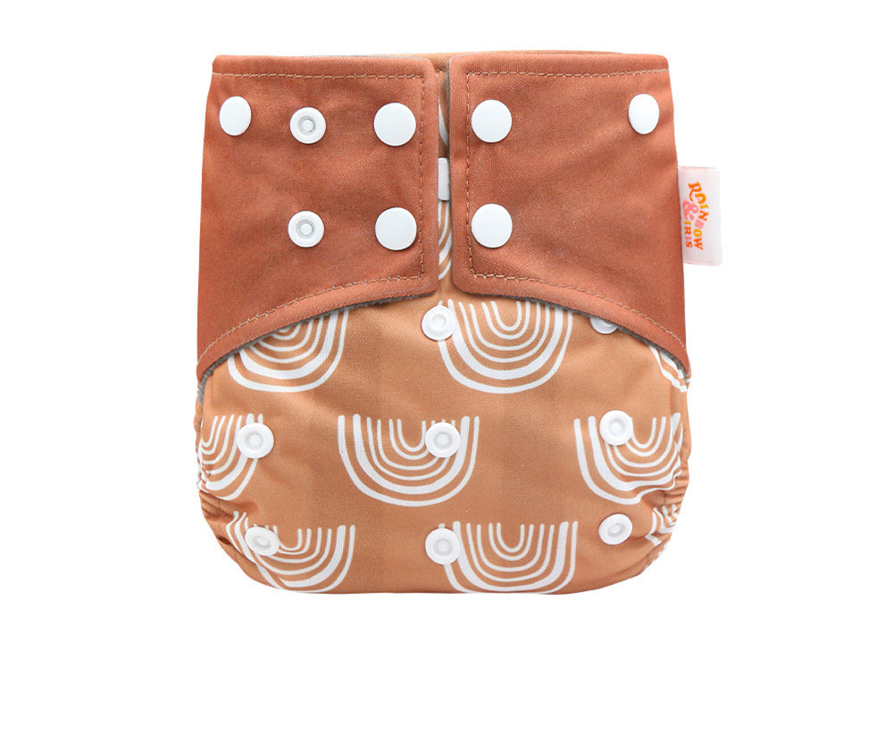 Western Style Bamboo Charcoal Washable Diapers - Digital Printing for Eco-Friendly Baby Care