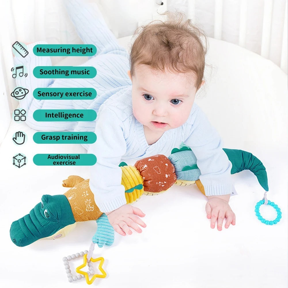 Baby and Infant Crocodile Soothing Plush Puzzle Toy