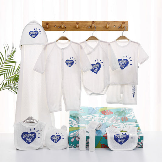 Summer Thin Newborn Baby Gift Set - Lightweight Infant Clothing Essentials