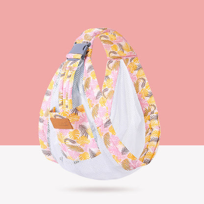 Hands-Free Comfort: Horizontal Hugging Baby Carrier with Waist Stool - Perfect for On-the-Go Parents