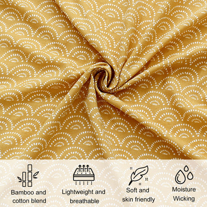 Adorable All Over Print Baby Crib Fitted Sheet Set - Soft & Breathable