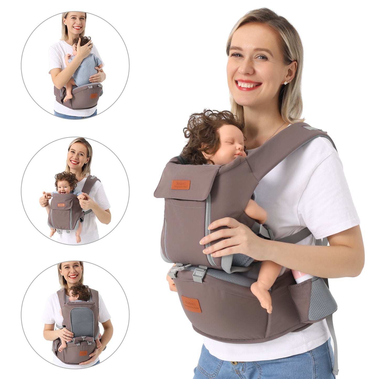 Multi-functional Baby Waist Stool For Newborns To Hold The Baby Artifact Toddler Front And Rear Dual-purpose Baby Carrier