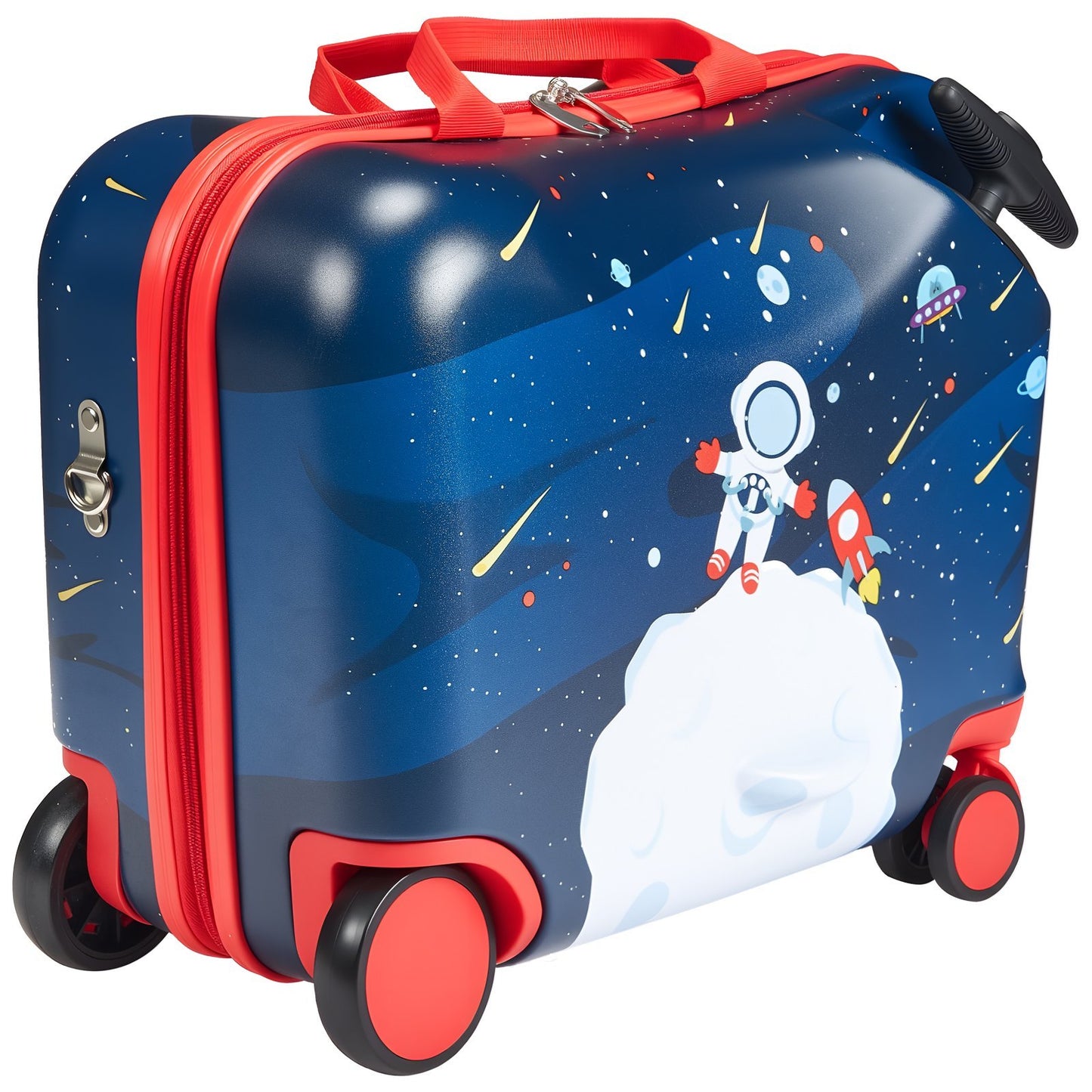 18-Inch Ride-On Kids Scooter Luggage – Lightweight Suitcase with Wheels
