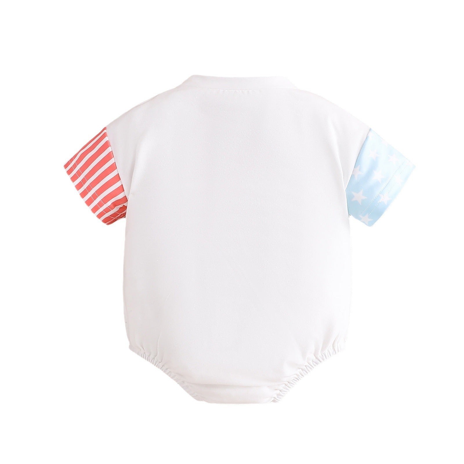 Adorable Baby Chenille Patchwork Design Cotton Romper: Soft, Stylish, and Perfect for Your Little One!