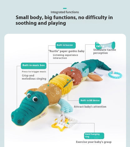 Baby and Infant Crocodile Soothing Plush Puzzle Toy
