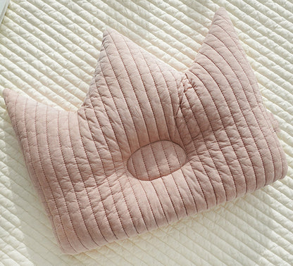 Breathable Cotton Shaping Pillow: Anti-Deviation Head Correction for Babies