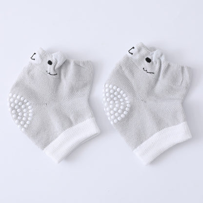 Protective Animal Printed Baby Knee Pads for Crawlers and Toddlers - Comfortable Support