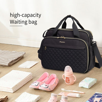 Versatile Large Capacity Oxford Cloth Diaper Bag: Hand-carrying and Crossbody Ready!
