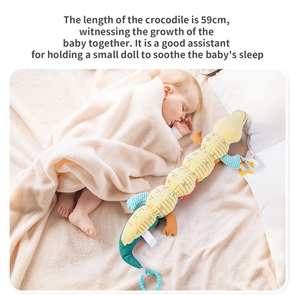 Baby and Infant Crocodile Soothing Plush Puzzle Toy
