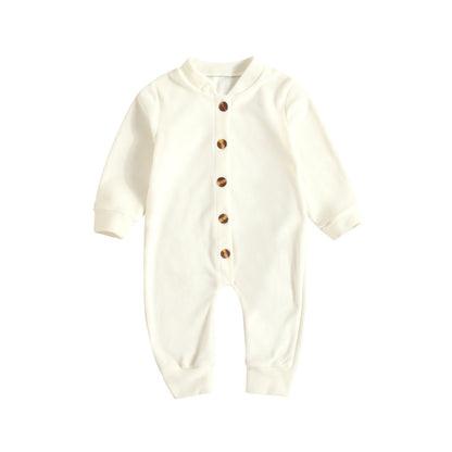 Cozy Baby Plush Infant Romper - Boneless Design for Spring and Autumn