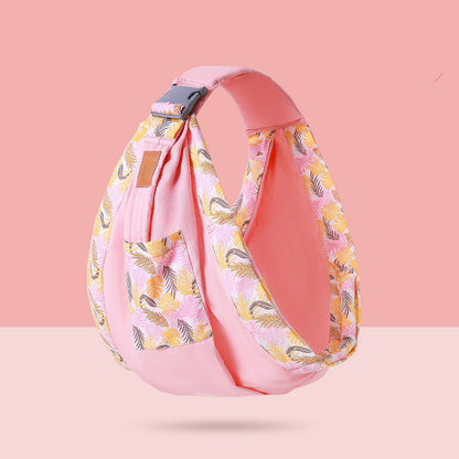 Hands-Free Comfort: Horizontal Hugging Baby Carrier with Waist Stool - Perfect for On-the-Go Parents